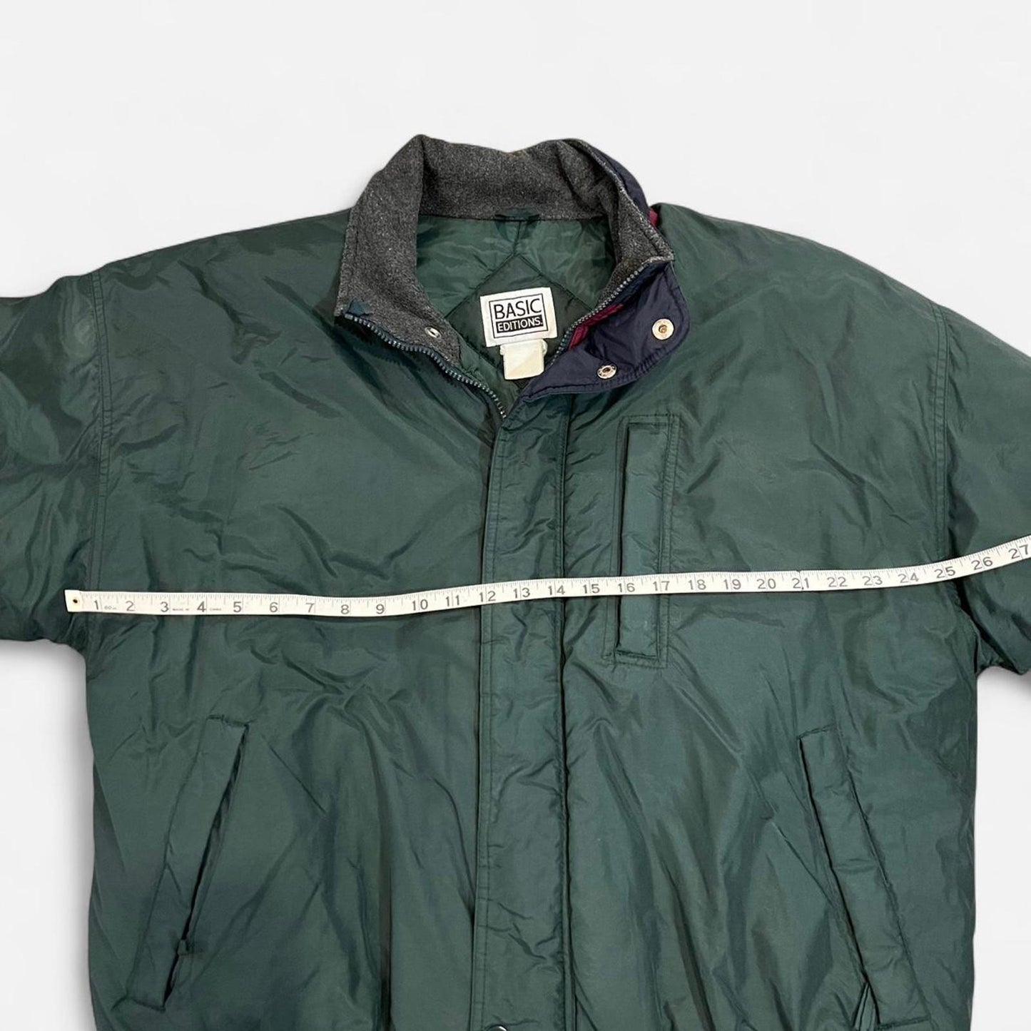 Vintage 90’s Forest Green Bomber Puffer Jacket