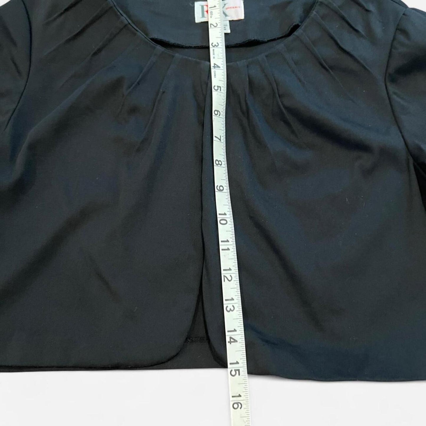 Y2K Black Cropped Going Out Top