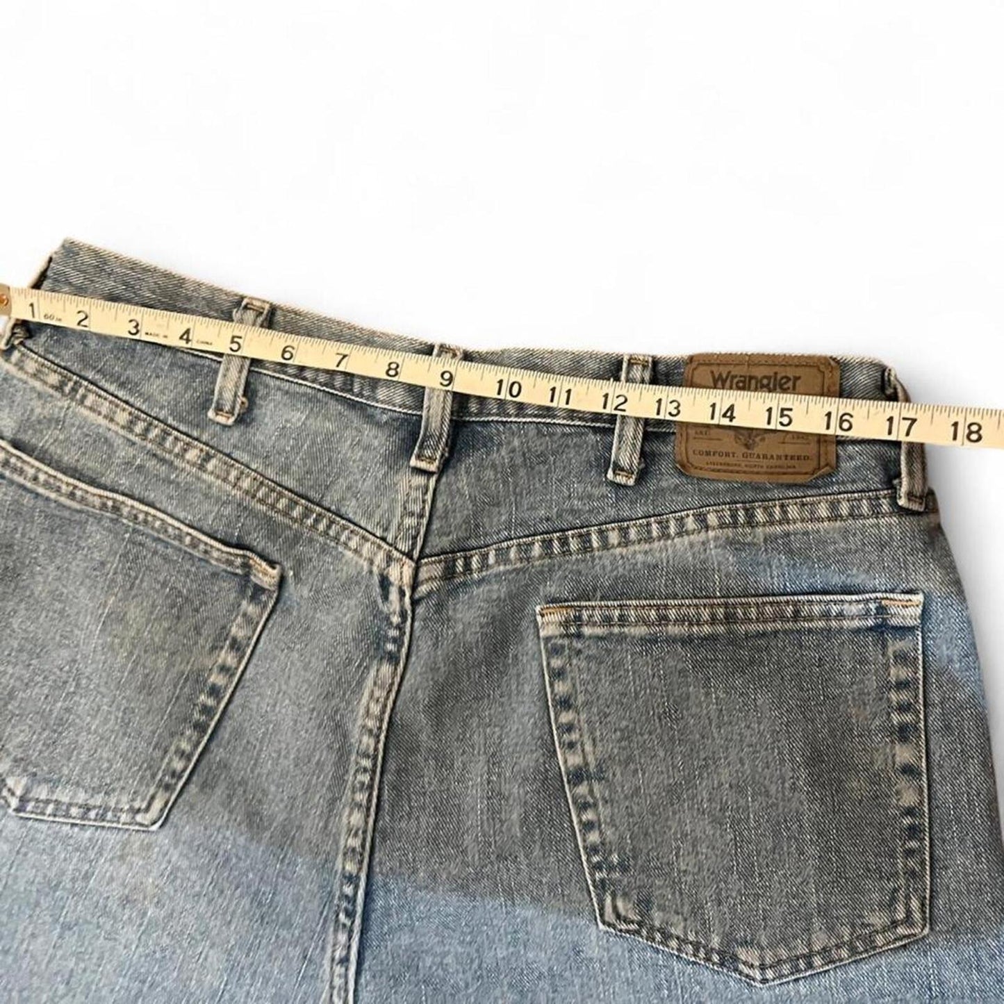 Vintage Wrangler Baggy Denim Shorts 90s Loose Fit