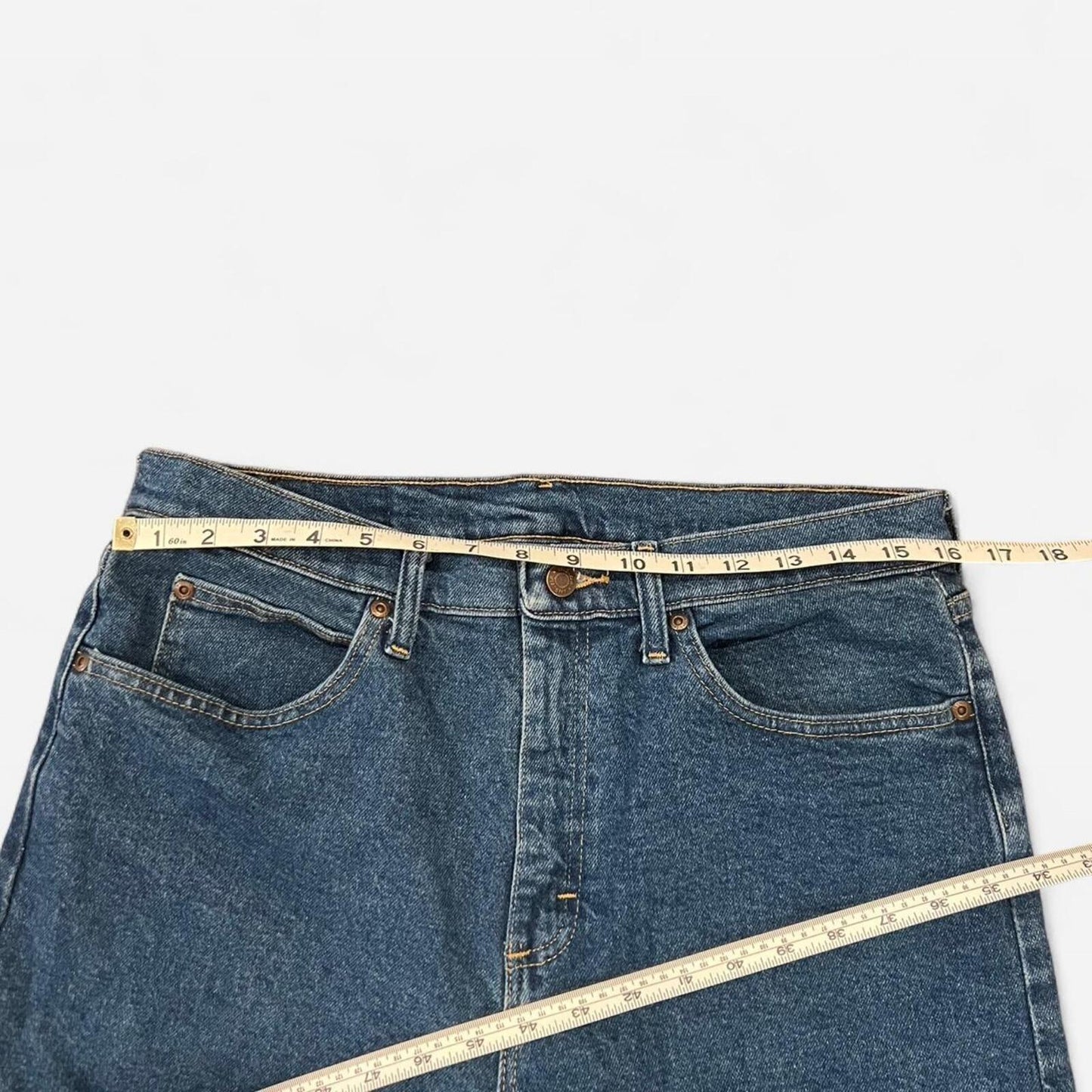 Wrangler Vintage Denim Shorts Baggy 90’s Skater Dark Wash