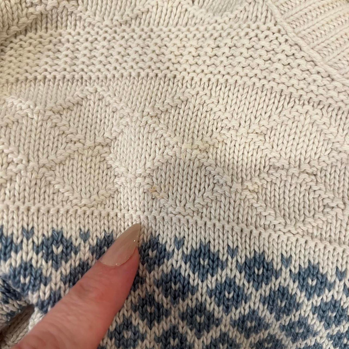 Vintage 90s Fair Isle Knit Sweater