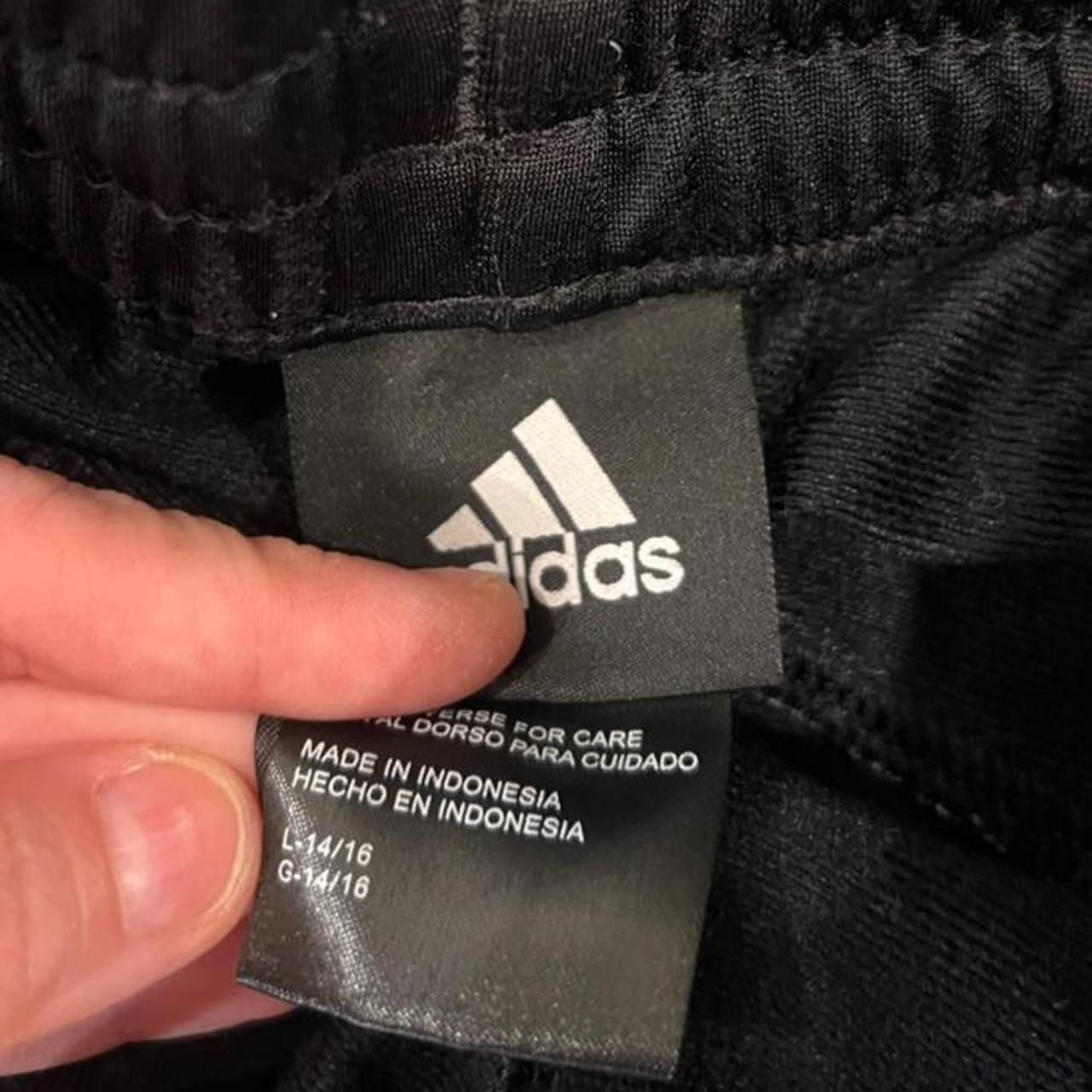 Adidas Track Pants Y2K Black Stripe Women’s S