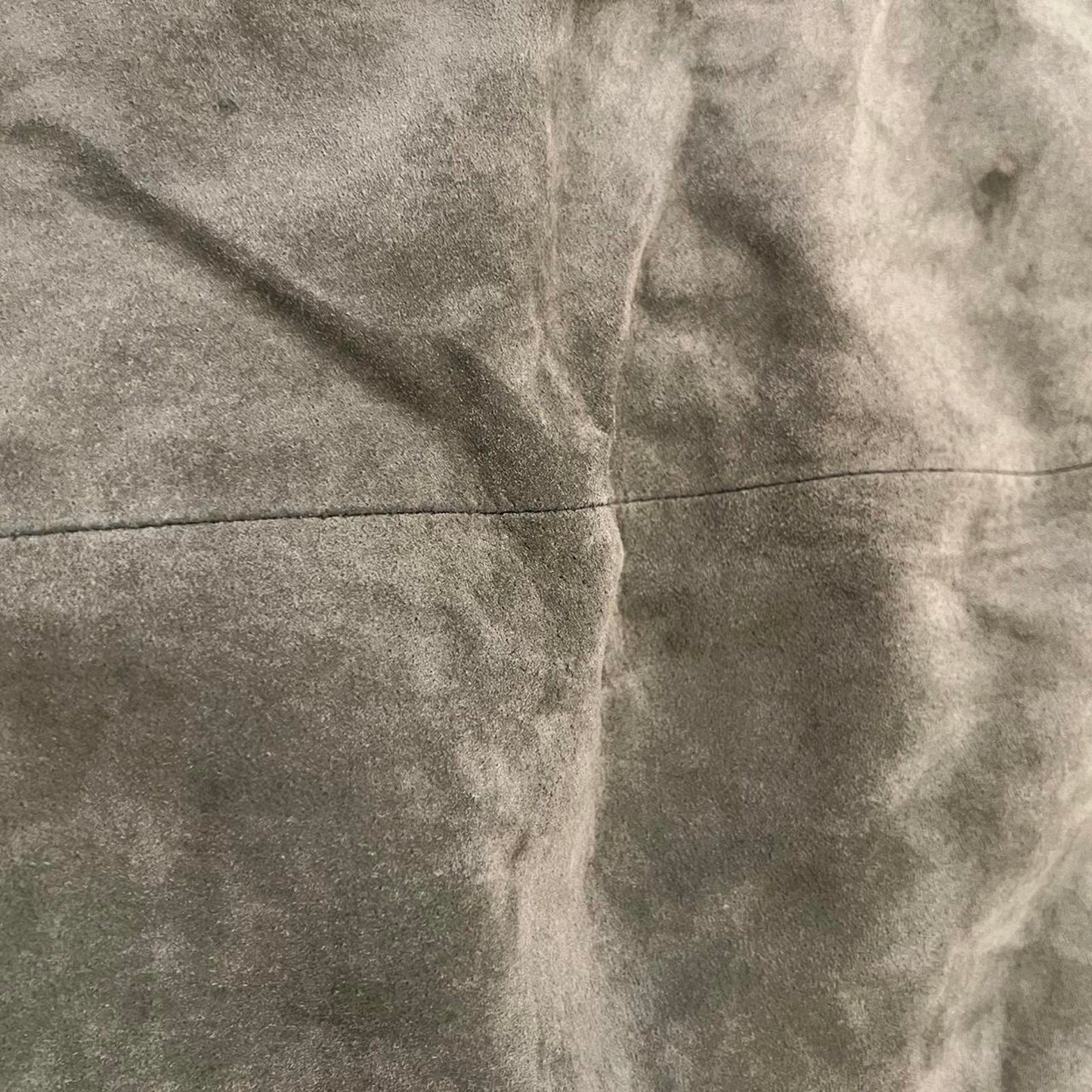 Vintage 90s Olive Suede Skirt
