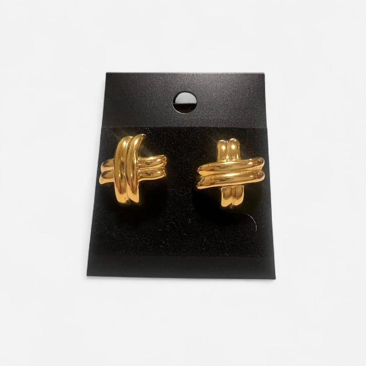 Vintage Gold Knot Earrings