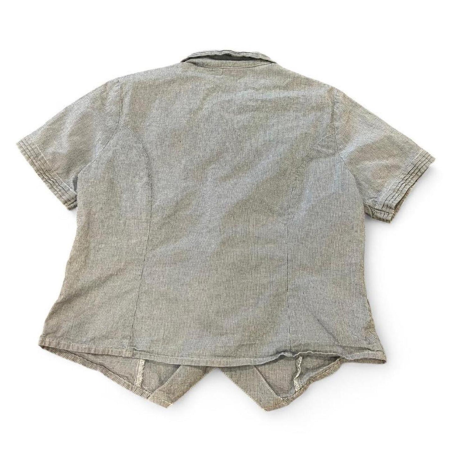 Vintage 90’s Micro Check Chambray Button Up