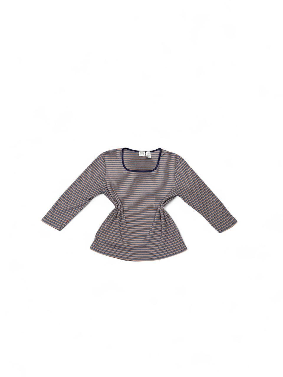 Vintage 90s Striped Long Sleeve Top