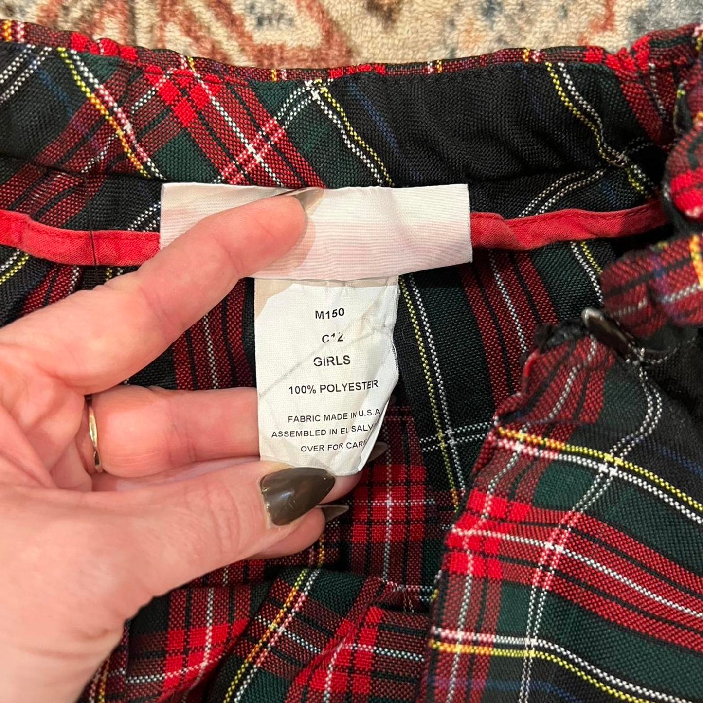 Vintage Y2K Plaid Pleated Mini Skirt