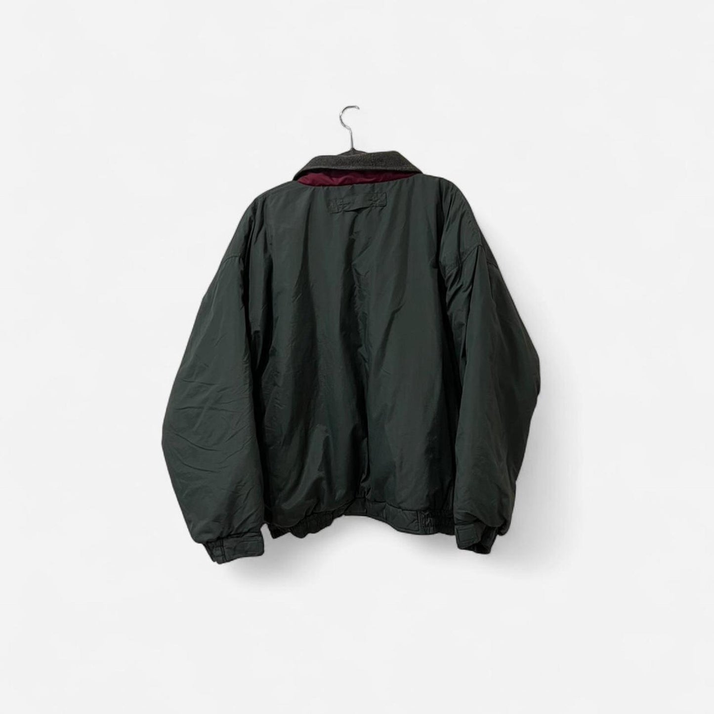 Vintage 90’s Forest Green Bomber Puffer Jacket