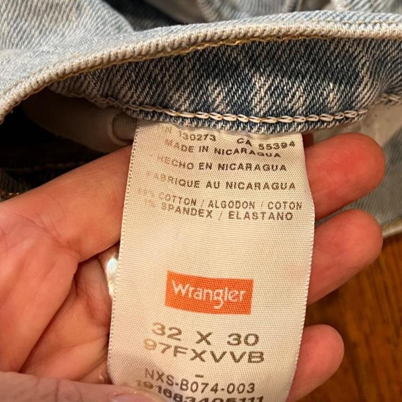 Wrangler Cutoff Denim Shorts Light Wash Y2K Jorts Skater Baggy