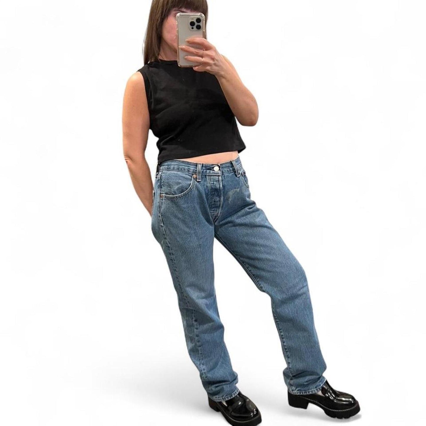 Vintage Levi’s 501 Straight Leg Jeans – 90’s Y2K Wash