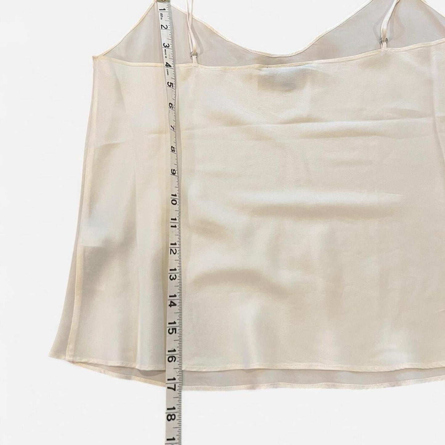 J.Crew Silk Camisole Ivory Minimal Y2K Slip Top