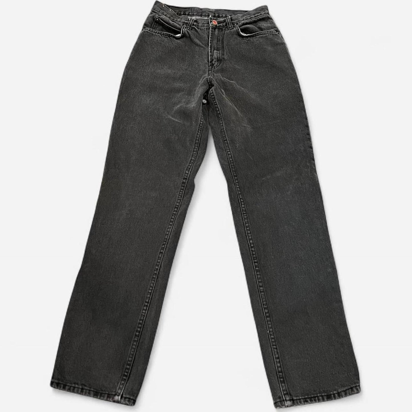 Vintage Britannia black faded jeans straight leg 90s y2k