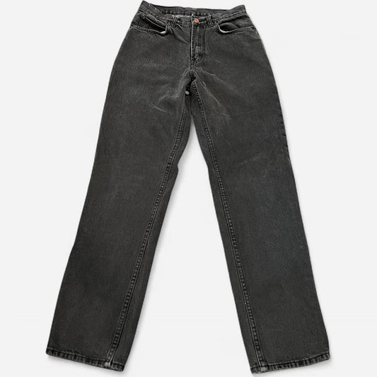 Vintage Britannia black faded jeans straight leg 90s y2k