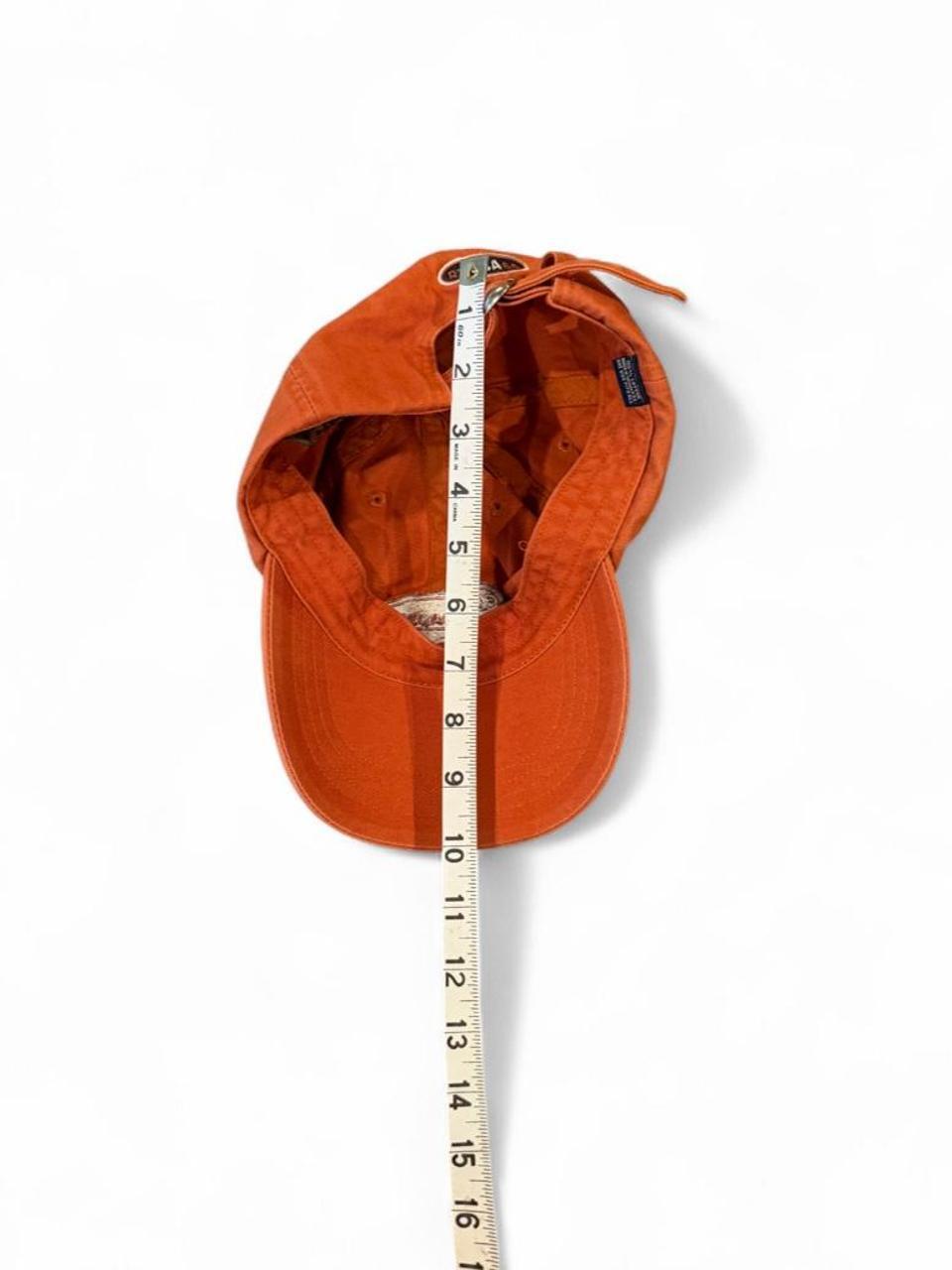 Y2K Burnt Orange Embroidered Dad Hat