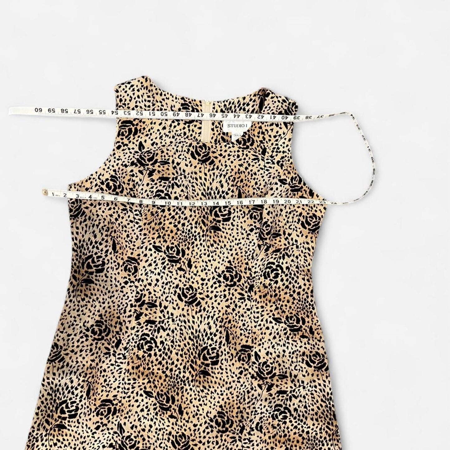 Y2K Leopard Floral Maxi Dress Plus Size 1