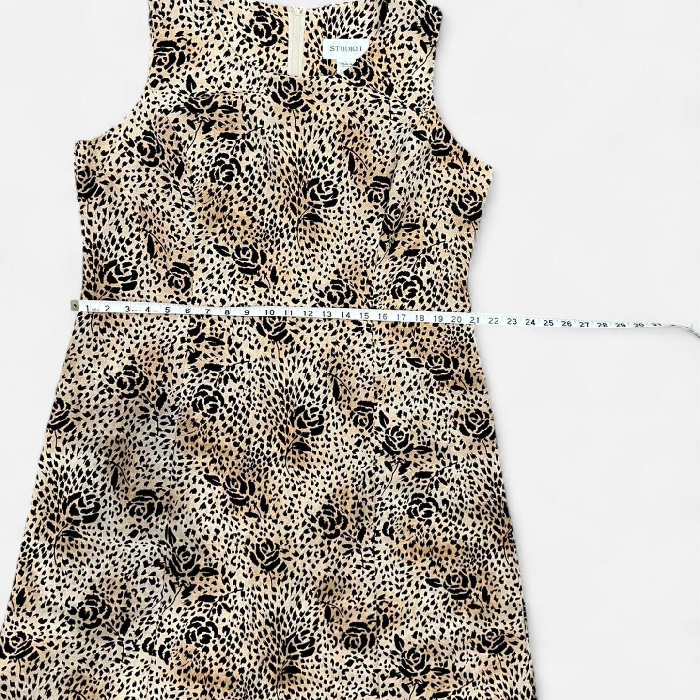 Y2K Leopard Floral Maxi Dress Plus Size 1