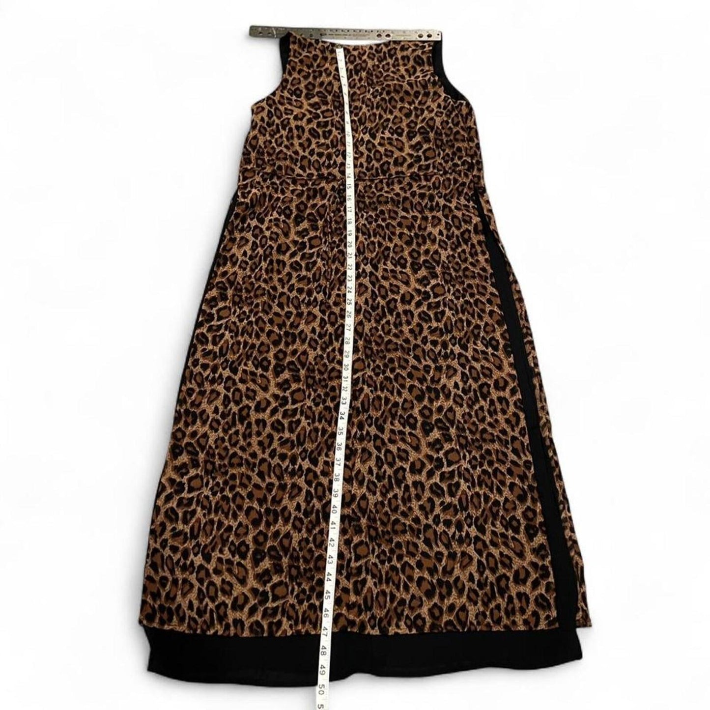 Vintage 90’s Leopard Maxi Overlay Dress
