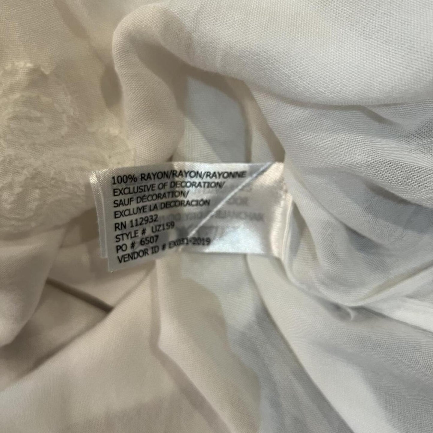 Vintage White Embroidered Boho Dress Sheer Flowy