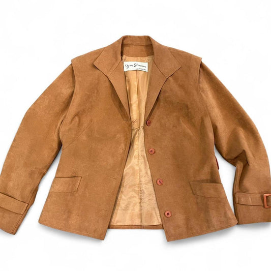 Vintage Camel Suede Jacket