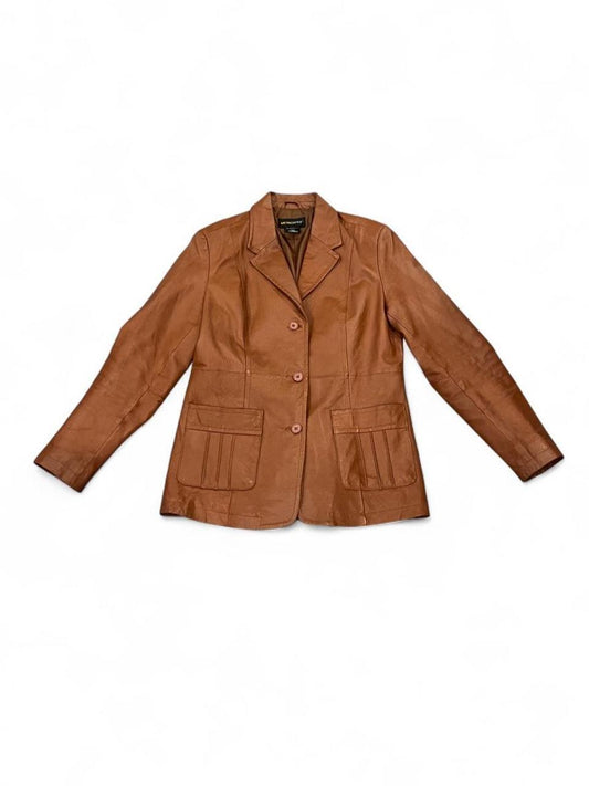 Vintage 90’s Brown Leather Jacket