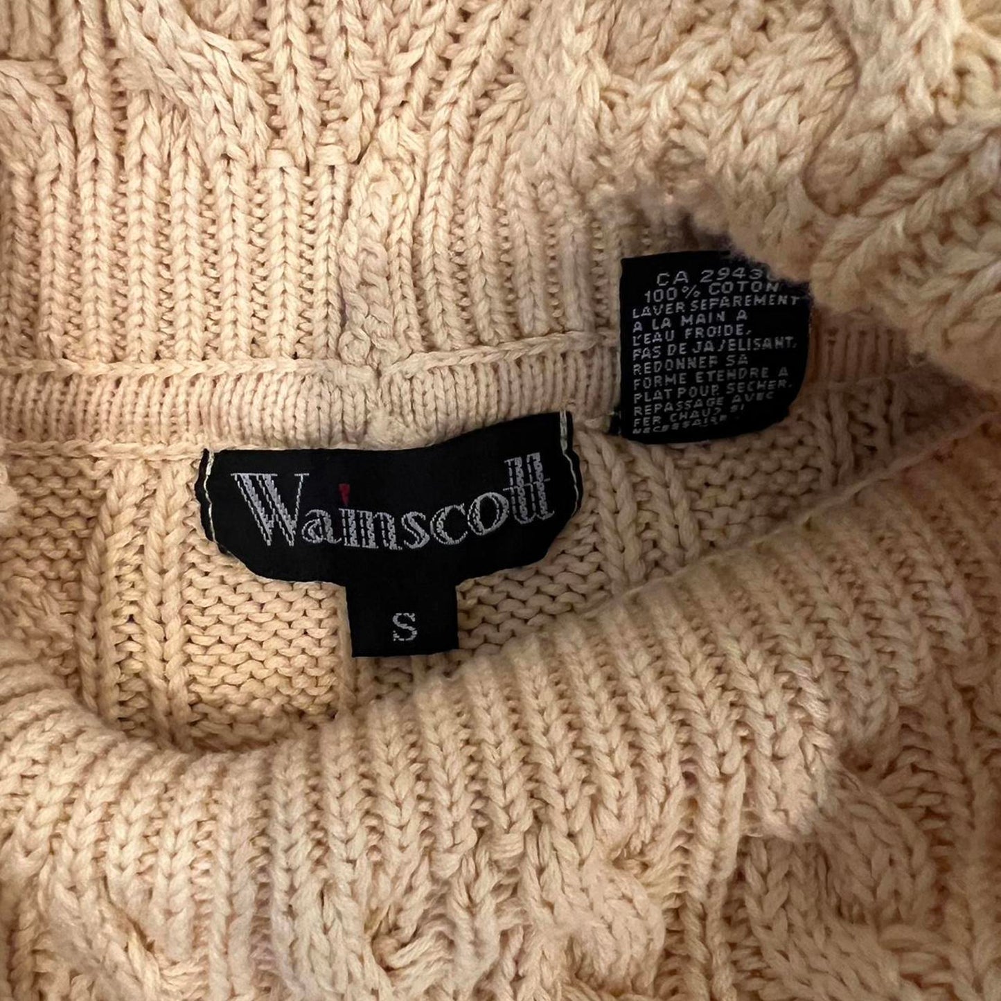 Vintage Cable-Knit Sweater