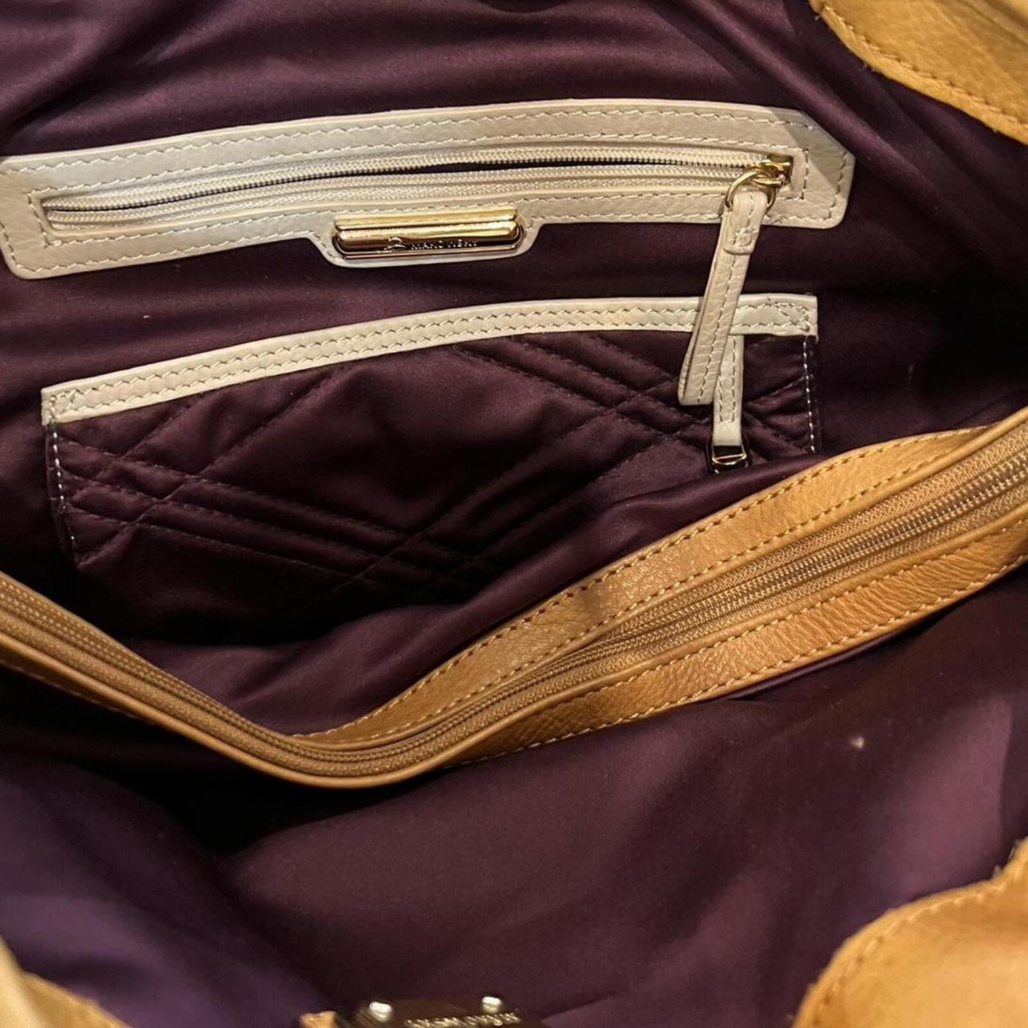 Vintage Leather Shoulder Bag Tan