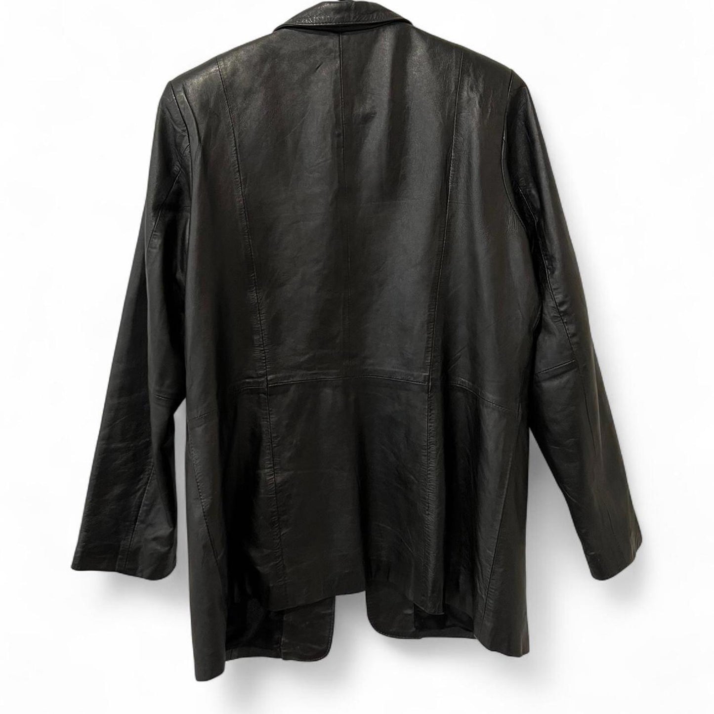 Vintage Black Leather Jacket