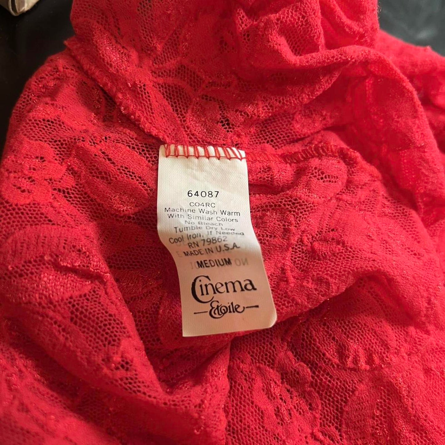Vintage Y2K Red Lace Tank Top