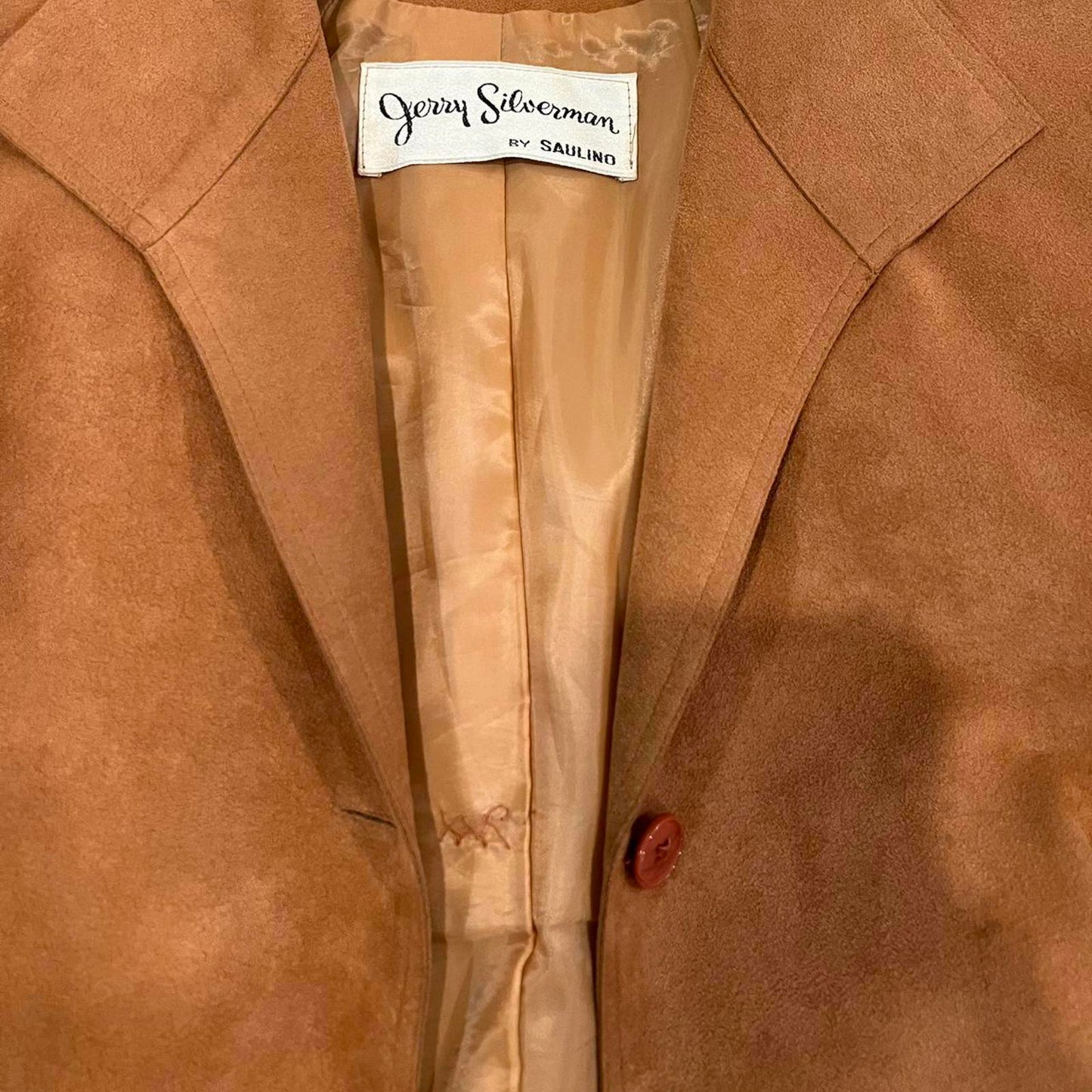 Vintage Camel Suede Jacket