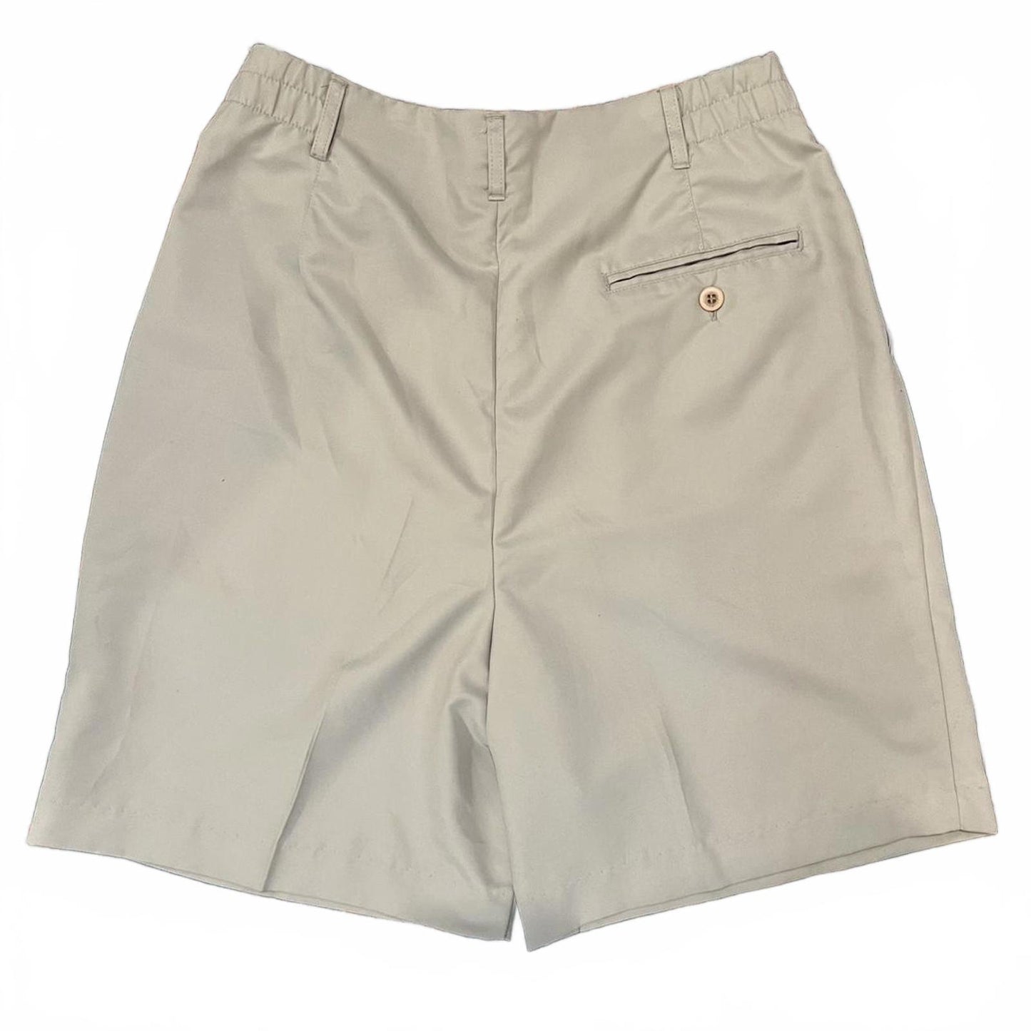 Vintage Pleated Khaki Shorts