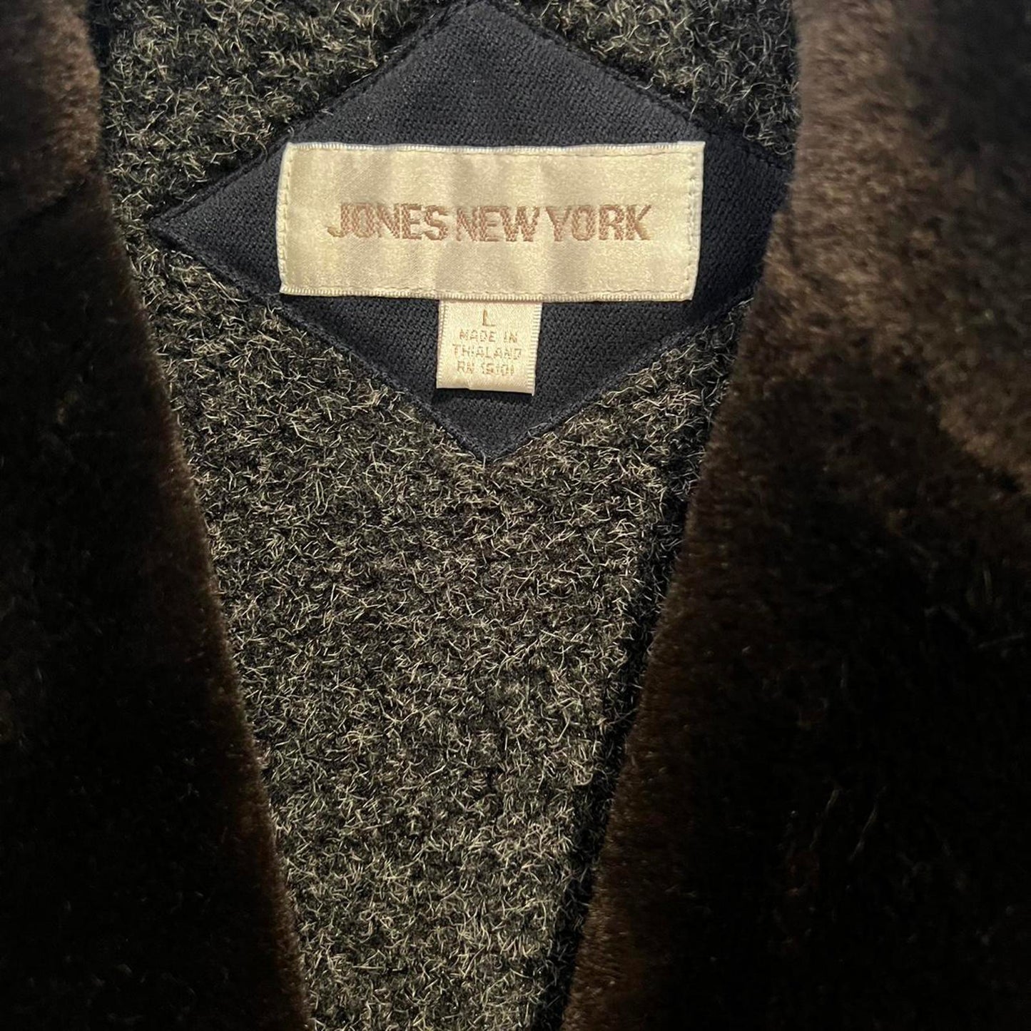 Vintage Coat w Faux Fur Collar