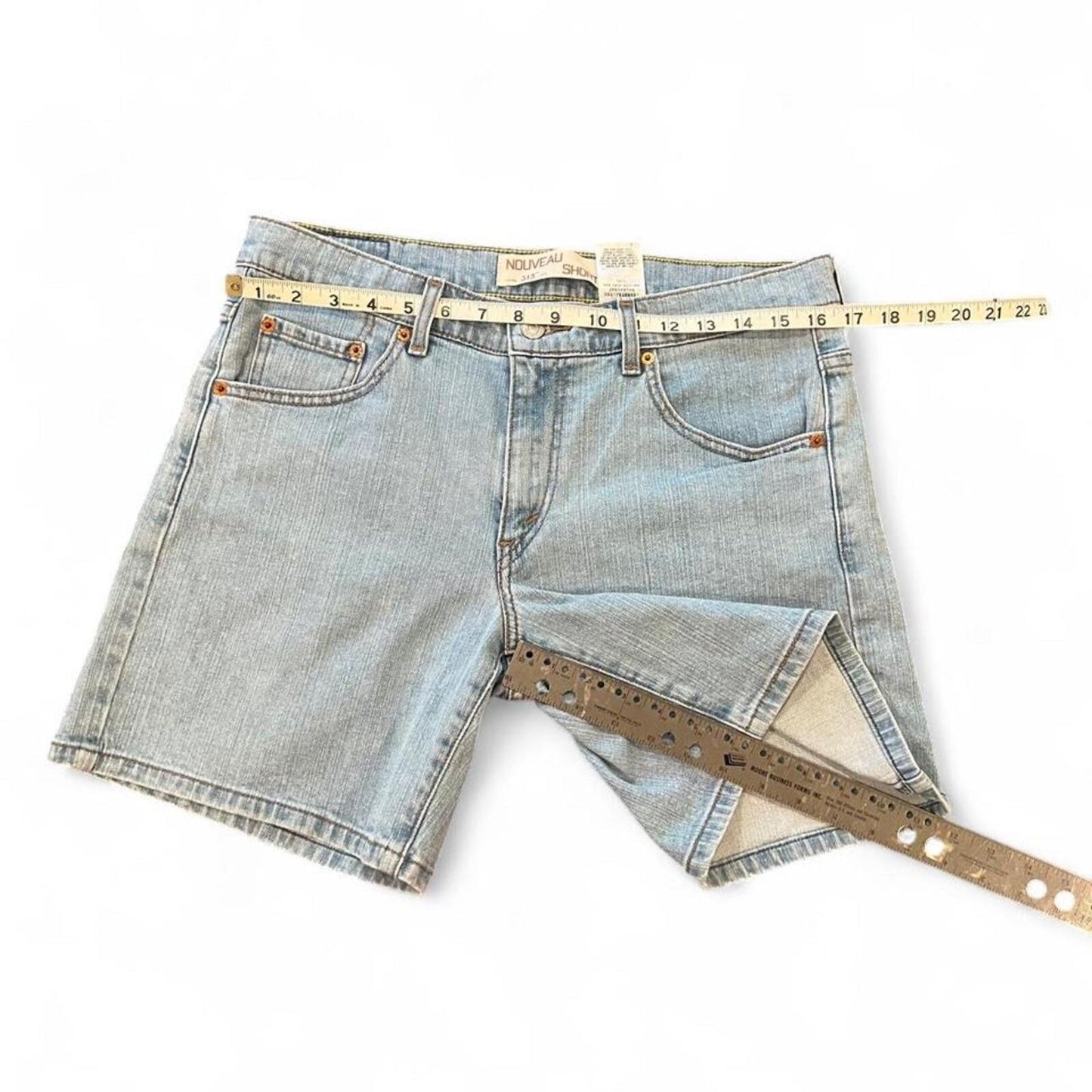 Vintage Y2K Levi’s Nouveau Denim Shorts Light Wash Shorts