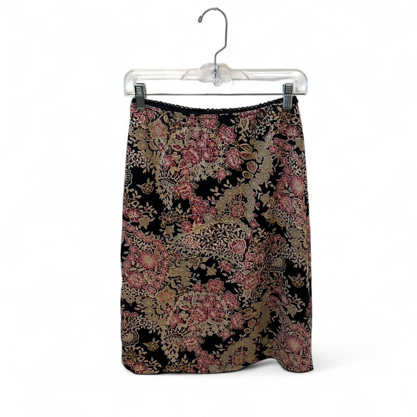 Vintage Floral Tapestry Skirt