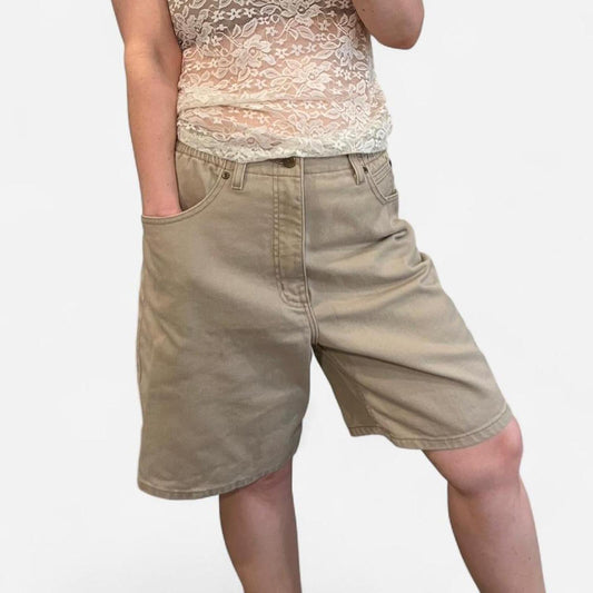 Vintage 90s  Baggy Bermuda Jean Shorts