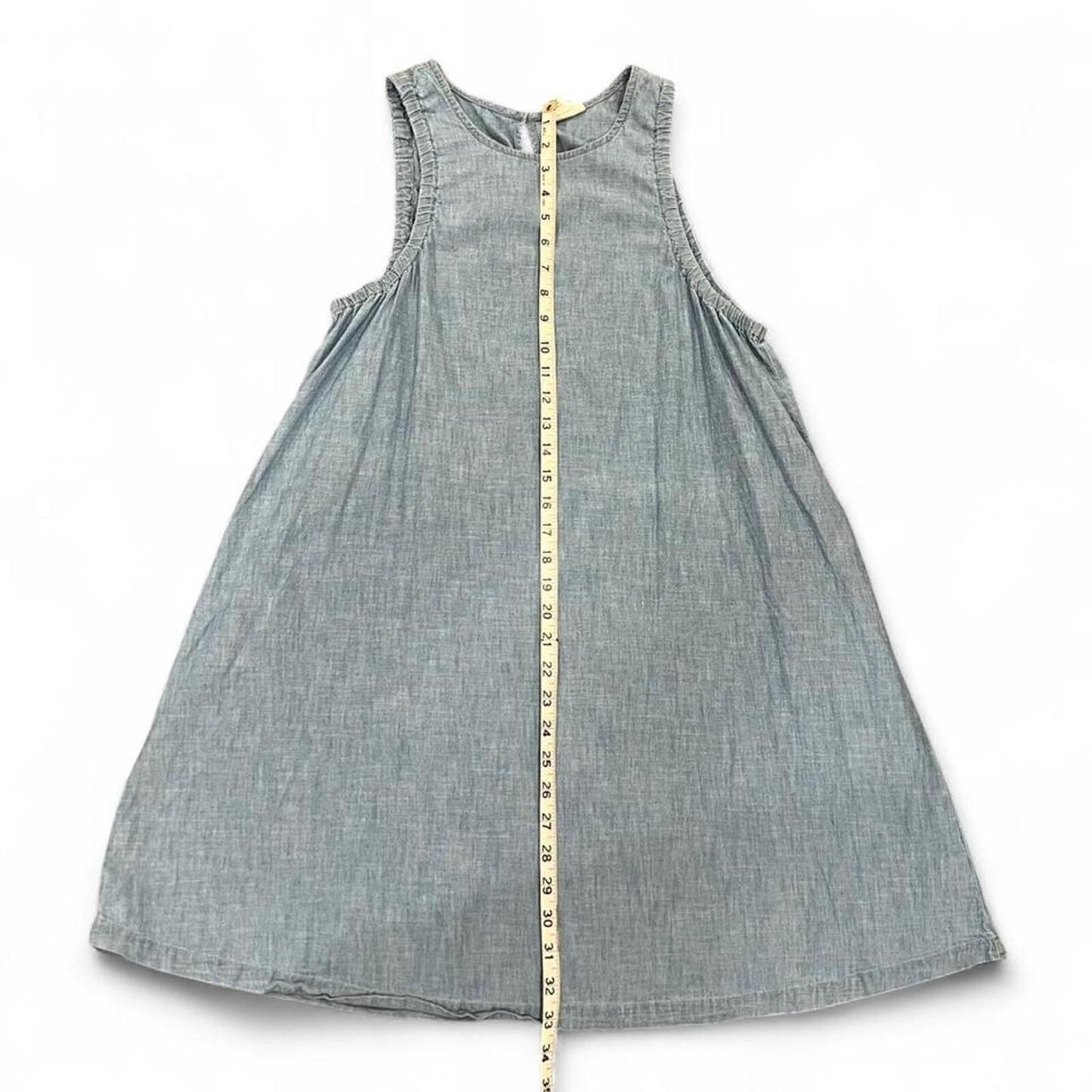 Denim Chambray Swing Dress