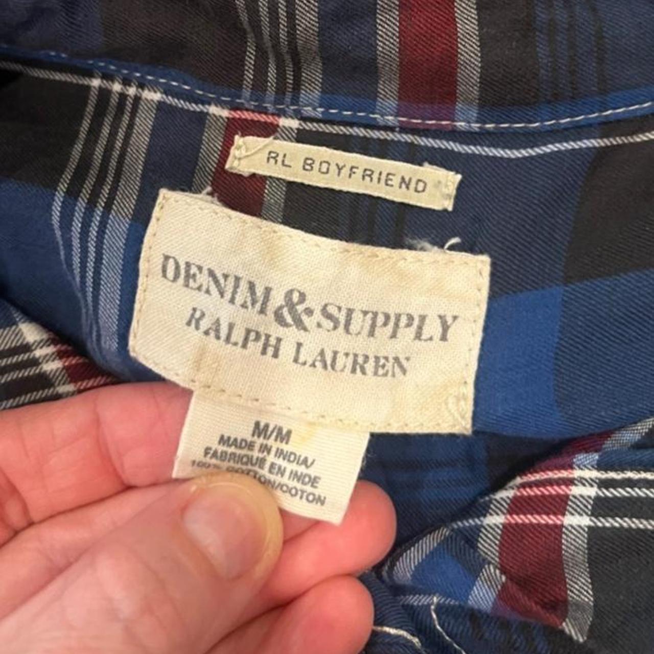 Y2K Ralph Lauren Plaid Boyfriend Button Up