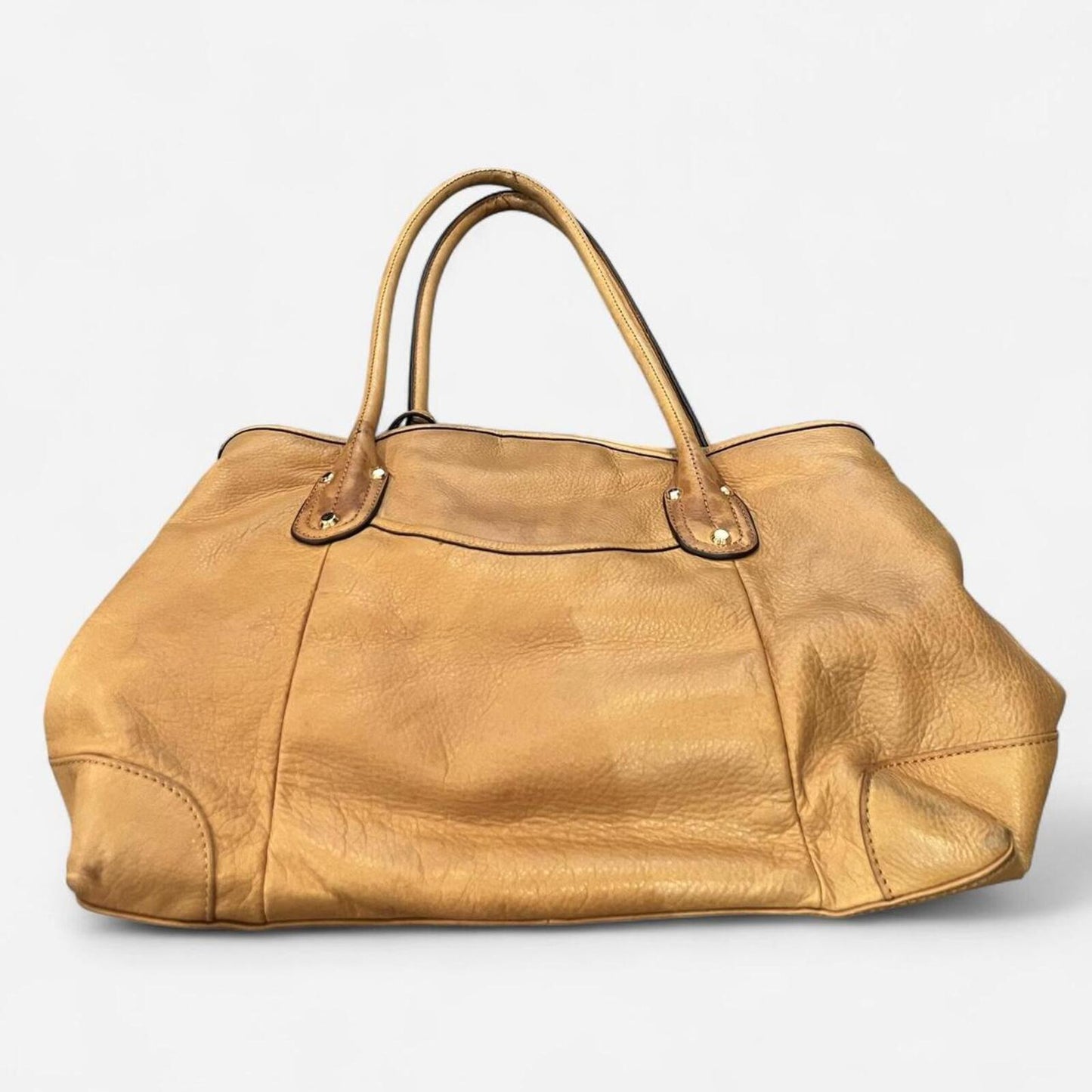 Vintage Leather Shoulder Bag Tan