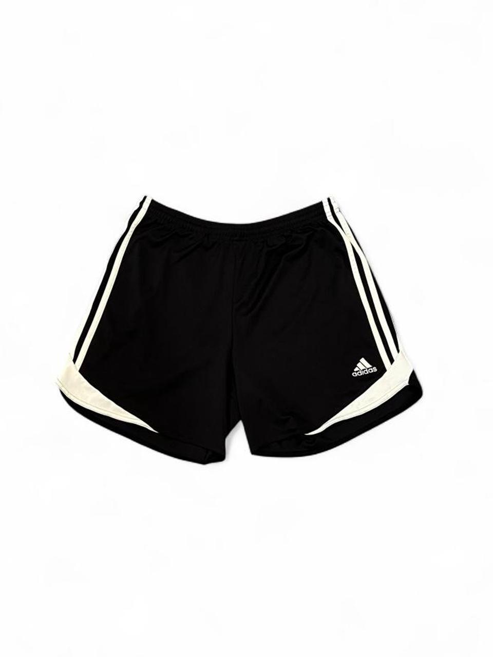 Y2K Adidas Black 3-Stripe Athletic Shorts