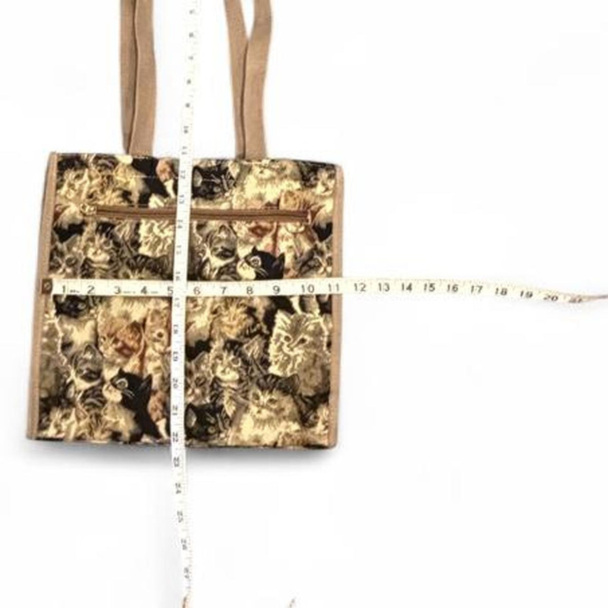 Vintage Cat Tapestry Shoulder Tote Bag