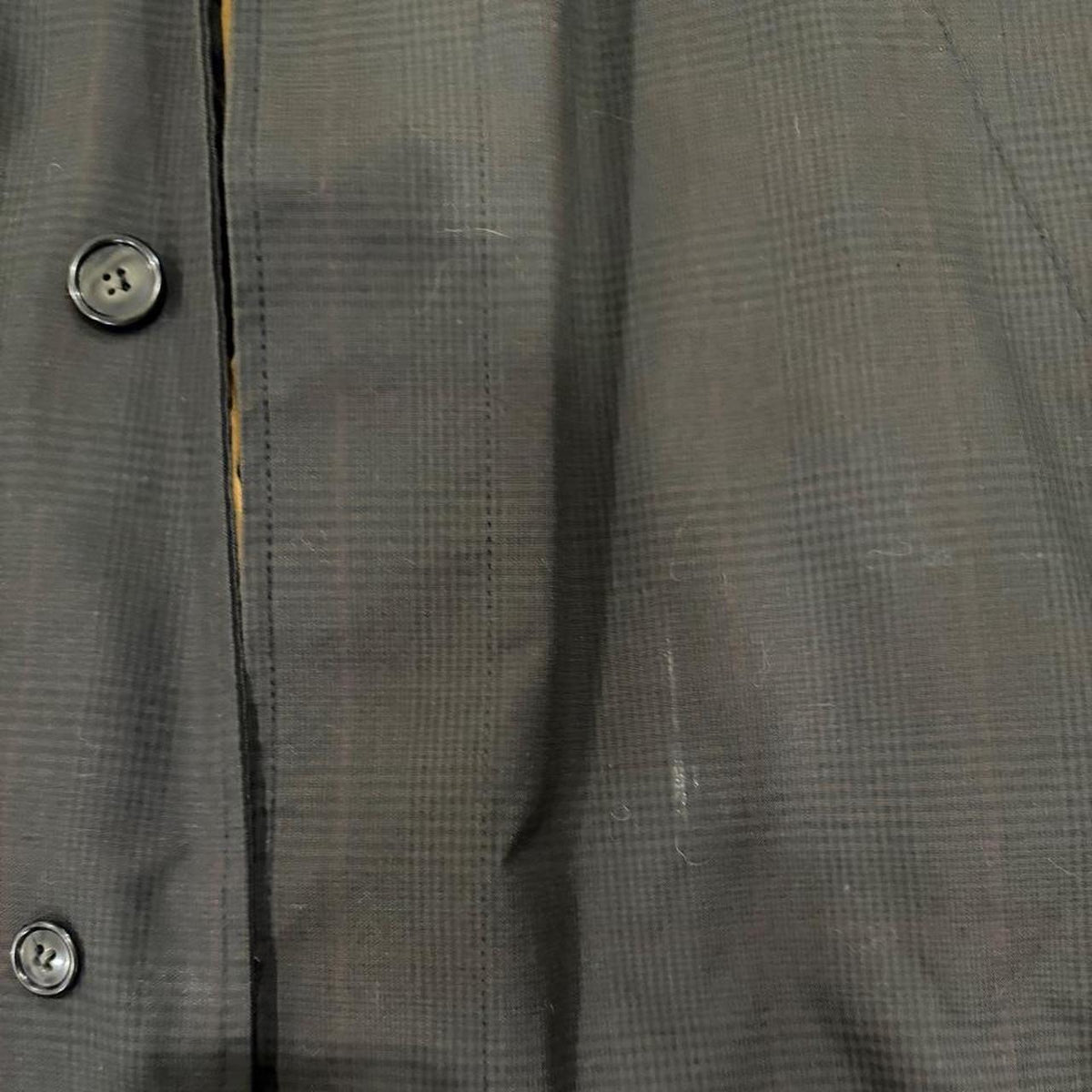 Vintage 60s 70s Towncraft Black Trench Coat