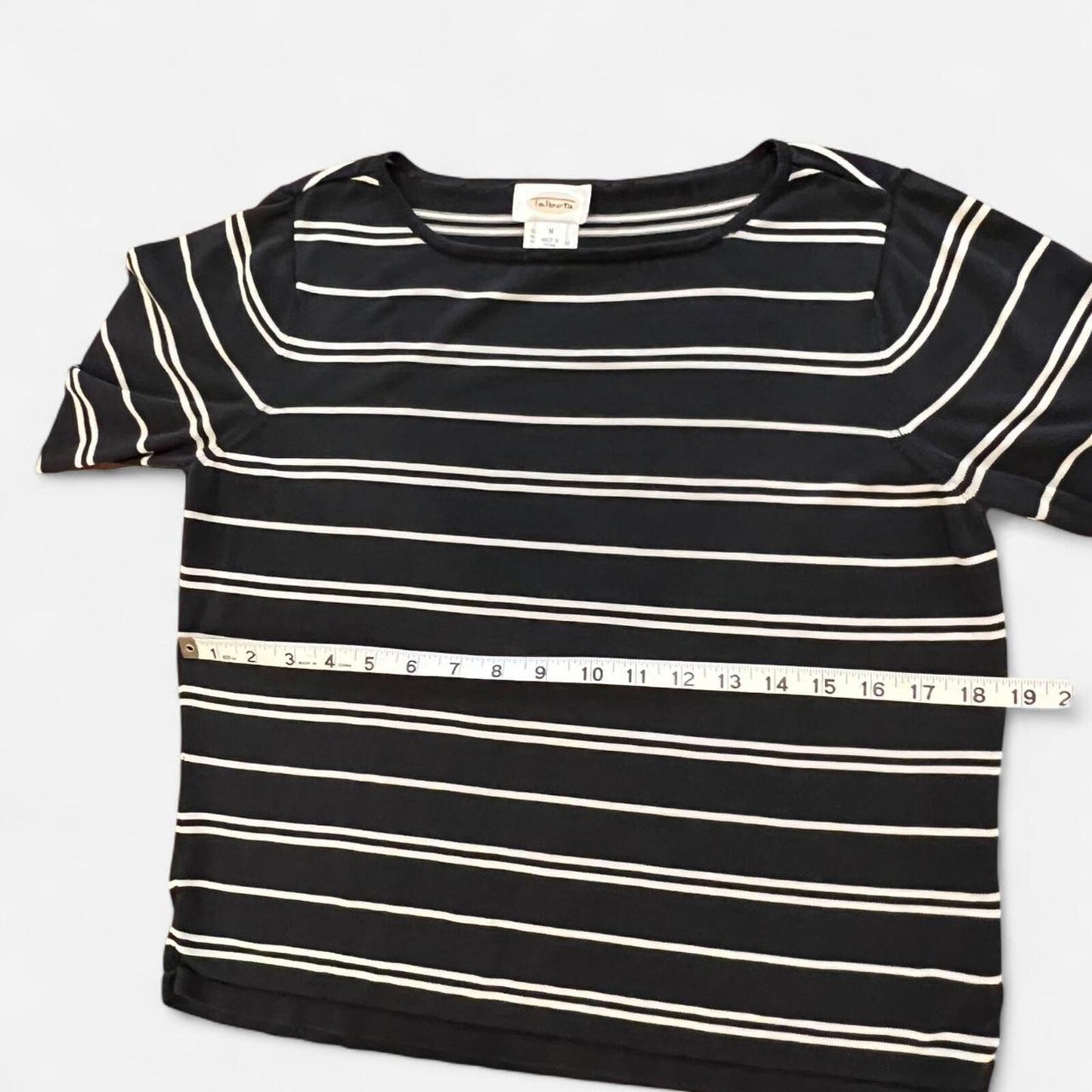 Vintage Silk Stripe Top 90s Minimalist