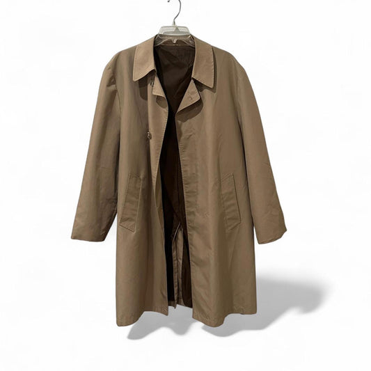 Vintage 90s Tan Trench Coat