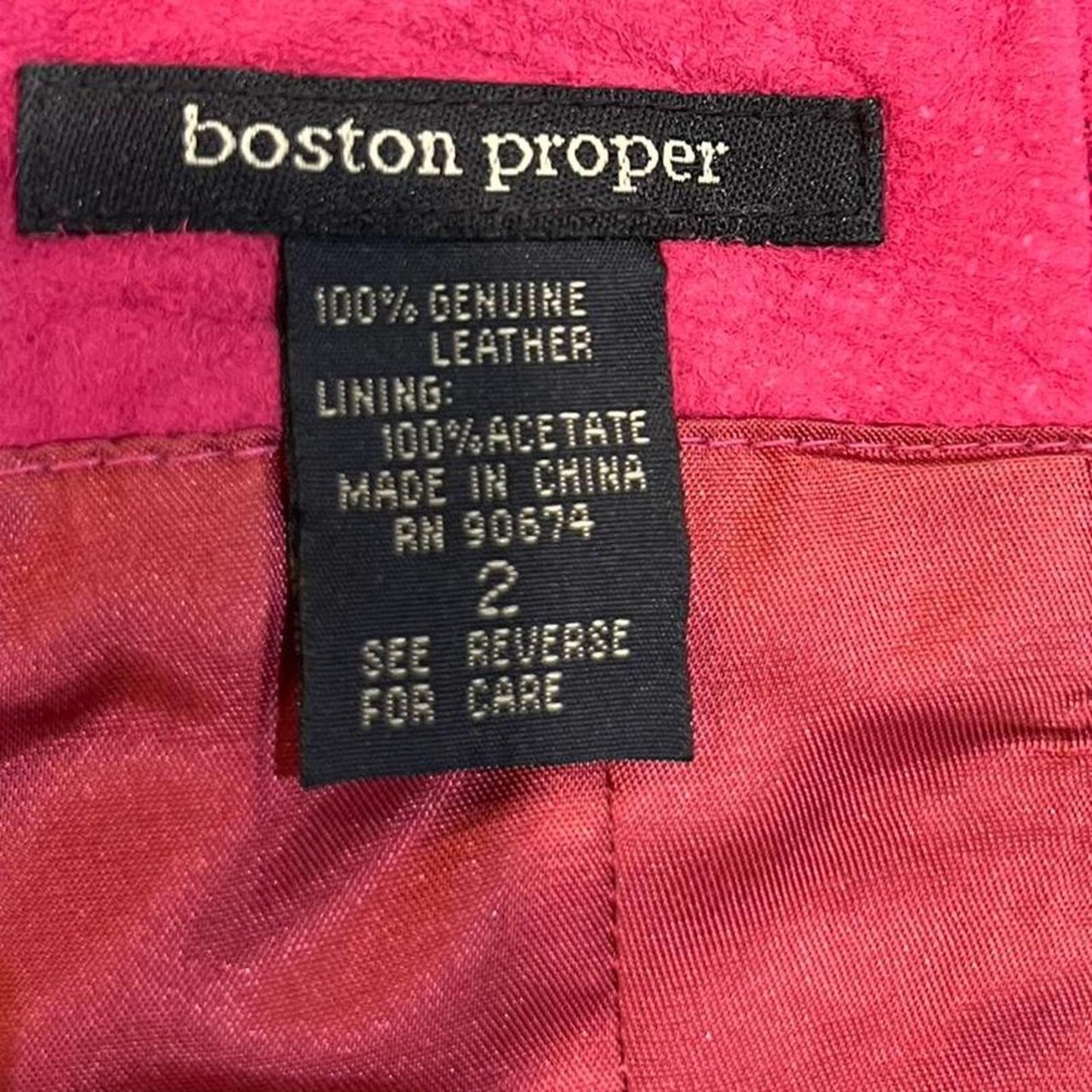 Vintage Y2K Pink Suede Leather Tank Top