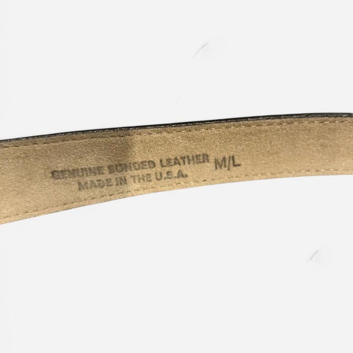Vintage Green Western Concho Leather Belt