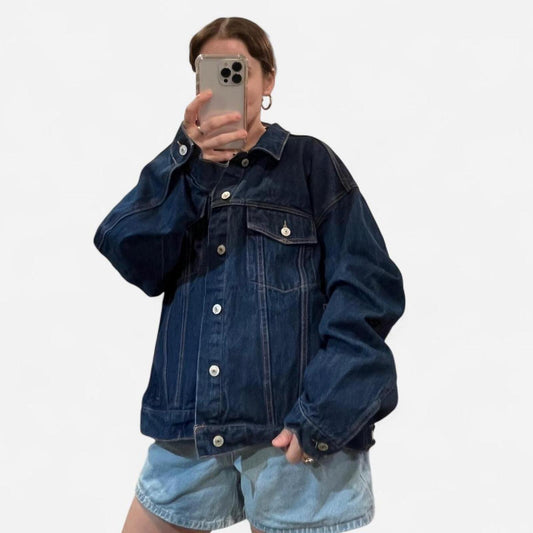Vintage Y2K Arizona Jean Co Dark Wash Denim Jacket Oversized