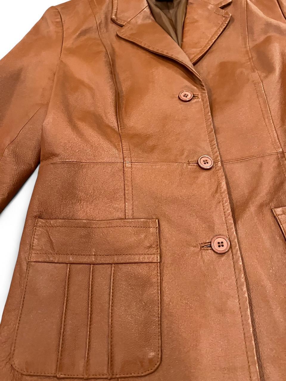 Vintage 90’s Brown Leather Jacket