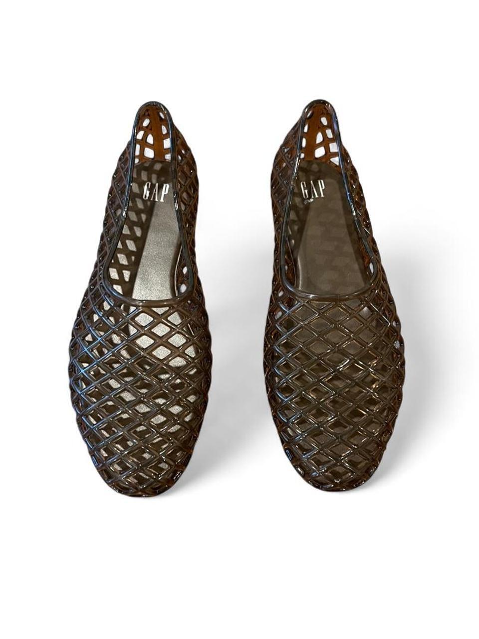 GAP Brown Jelly Mesh Flats Size 7 | Fisherman Ballet Flats Y2K