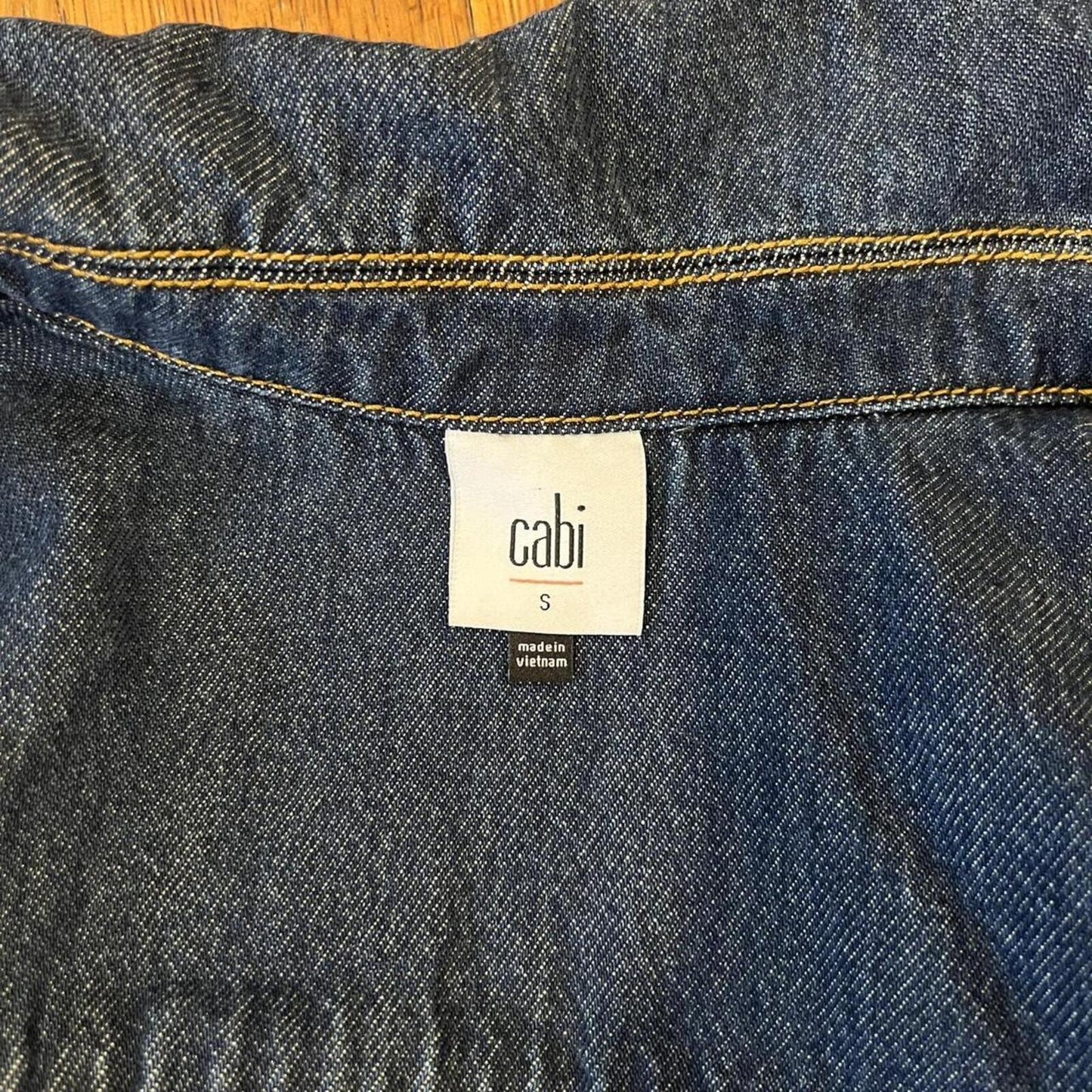 Dark Wash Denim Utility Jacket Small