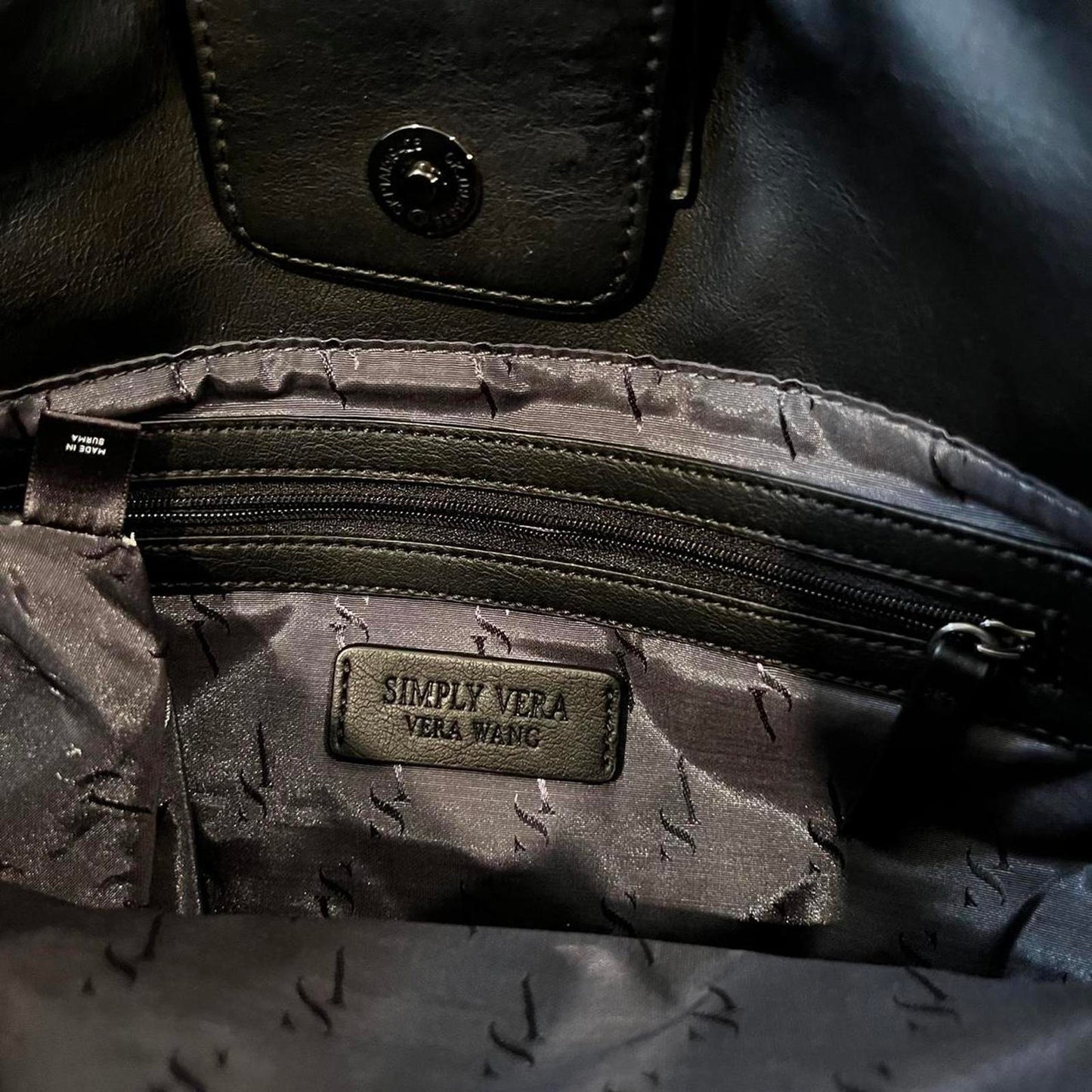 Y2K Black Chain Detail Shoulder Bag