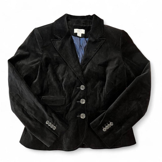 Vintage Black Velvet Blazer